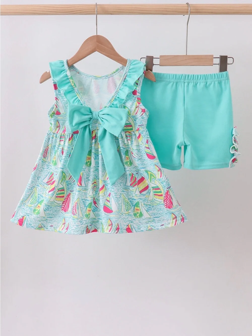 Abby & Evie lightweight aqua